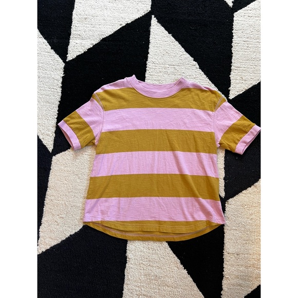 Tops - Madewell Everyday Crop Tee in Rugby Stripe